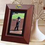 Tampa Bay Devil Rays MLB 10" x 8" Brown Vertical Picture Frame