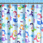 Mermaids Shower Curtain
