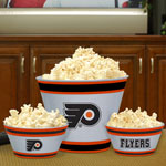 Philadelphia Flyers NHL Melamine 3 Bowl Serving Set