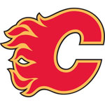 Calgary Flames Logo Fathead NHL Wall Graphic