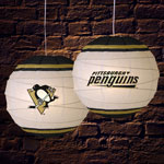 Pittsburgh Penguins NHL 18" Rice Paper Lamp