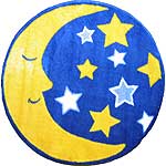 Moon & Stars Rug (31" Round)