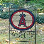 Los Angeles Anaheim Angels MLB Stained Glass Outdoor Yard Sign