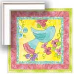 Suzie's Bird - Contemporary mount print with beveled edge