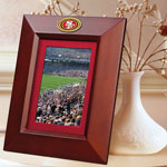 San Francisco 49ers NFL 10" x 8" Brown Vertical Picture Frame