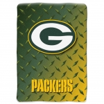 Green Bay Packers NFL "Diamond Plate" 60' x 80" Raschel Throw