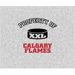 Calgary Flames 58" x 48" "Property Of" Blanket / Throw