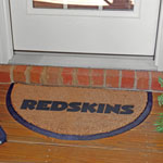 Washington Redskins NFL Half Moon Outdoor Door Mat