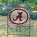 Alabama Crimson Tide NCAA College Stained Glass Outdoor Yard Sign
