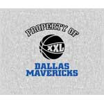 Dallas Mavericks 58" x 48" "Property Of" Blanket / Throw
