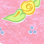 Amanda Ruffled Edge Sham - Pink Flower 