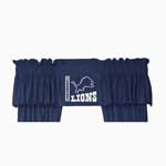 Detroit Lions Locker Room Window Valance