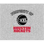 Houston Rockets 58" x 48" "Property Of" Blanket / Throw