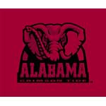 Alabama Crimson Tide 60" x 50" Classic Collection Blanket / Throw