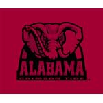 Alabama Crimson Tide 60" x 50" Classic Collection Blanket / Throw