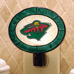 Minnesota Wild NHL Art Glass Nightlight