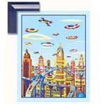 Space City - Framed Print