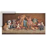 Teddy Bear Collection - Framed Canvas