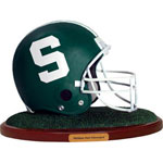 Michigan State Spartans NCAA College Helmet Replica Figurine
