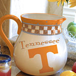 Tennessee Vols NCAA College 14" Gameday Ceramic Chip and Dip Platter