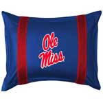 Mississippi Ole Miss Rebels Side Lines Pillow Sham