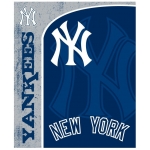 New York Yankees MLB Micro Raschel Blanket 50" x 60"