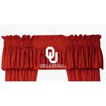 Oklahoma Sooners Locker Room Window Valance