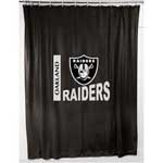 Oakland Raiders Locker Room Shower Curtain