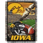 Iowa Hawkeyes NCAA College "Home Field Advantage" 48"x 60" Tapestry Throw