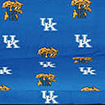 Kentucky Wildcats 100% Cotton Sateen King Pillowcase - Blue