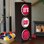 Wisconsin Badgers NCAA College Stop Light Table Lamp