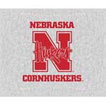 Nebraska Huskers 58" x 48" "Property Of" Blanket / Throw