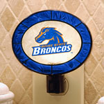 Boise State Broncos NCAA College Art Glass Nightlight