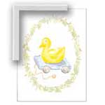 Yellow Ducky - Contemporary mount print with beveled edge