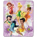 Fairies Sparkly Friends Entertainment 50" x 60" Micro Raschel Throw