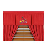 St. Louis Cardinals MLB Microsuede Window Valance