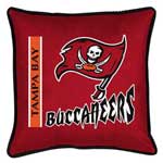 Tampa Bay Buccaneers Side Lines Toss Pillow