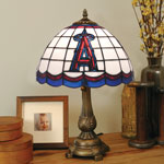 Los Angeles Anaheim Angels MLB Stained Glass Tiffany Table Lamp