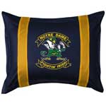 Notre Dame Fighting Irish Side Lines Pillow Sham