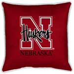 Nebraska Huskers Side Lines Toss Pillow