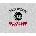 Cleveland Cavaliers 58" x 48" "Property Of" Blanket / Throw