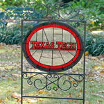 Texas Tech Red Raiders NCAA College Stained Glass Outdoor Yard Sign