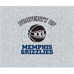 Memphis Grizzlies 58" x 48" "Property Of" Blanket / Throw