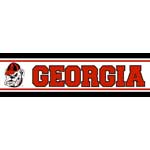 University of Georgia Bulldogs 5 1/4" Tall Wallpaper Border