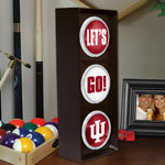 Indiana Hoosiers NCAA College Stop Light Table Lamp