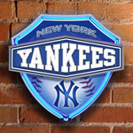 New York Yankees MLB Neon Shield Wall Lamp