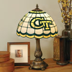 Georgia Tech Yellowjackets NCAA College Stained Glass Tiffany Table Lamp