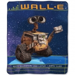 Wall-E Mcro Eco Friendly Entertainment 50" x 60" Micro Raschel Throw