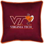 Virginia Tech Hokies Side Lines Toss Pillow