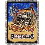 Tampa Bay Buccaneers NFL "Home Field Advantage" 48" x 60" Tapestry Throw